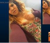 Mirona hace chaqueta en skype y muestra tetas