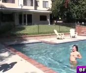 Horny hot lesbian babes getting very horny