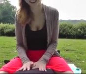 Fucked in a Park and Creampied